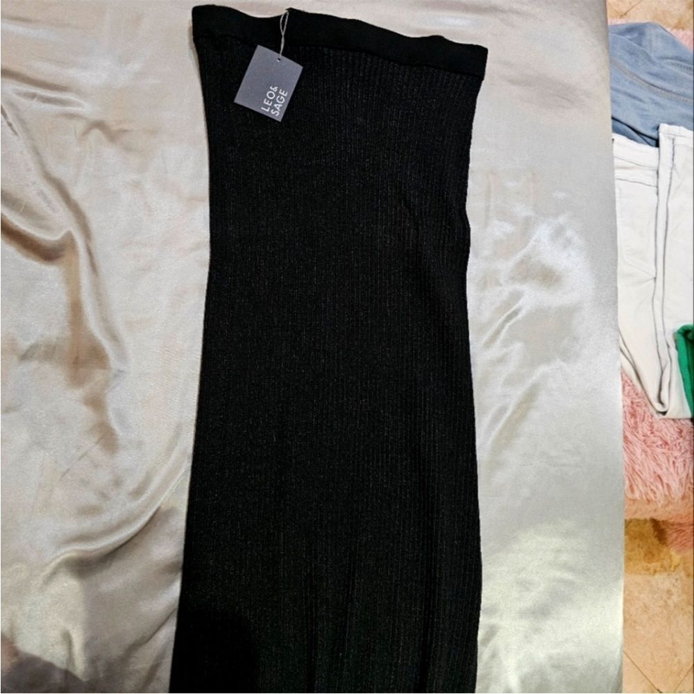 Leo‎ and Sage Ribbed Pencil Skirt M